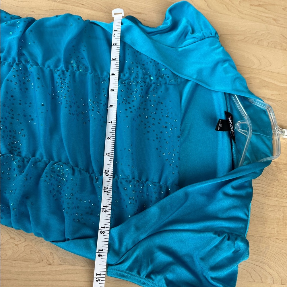 Amy Byer Vibrant Turquiose Dress - Picture 9 of 11